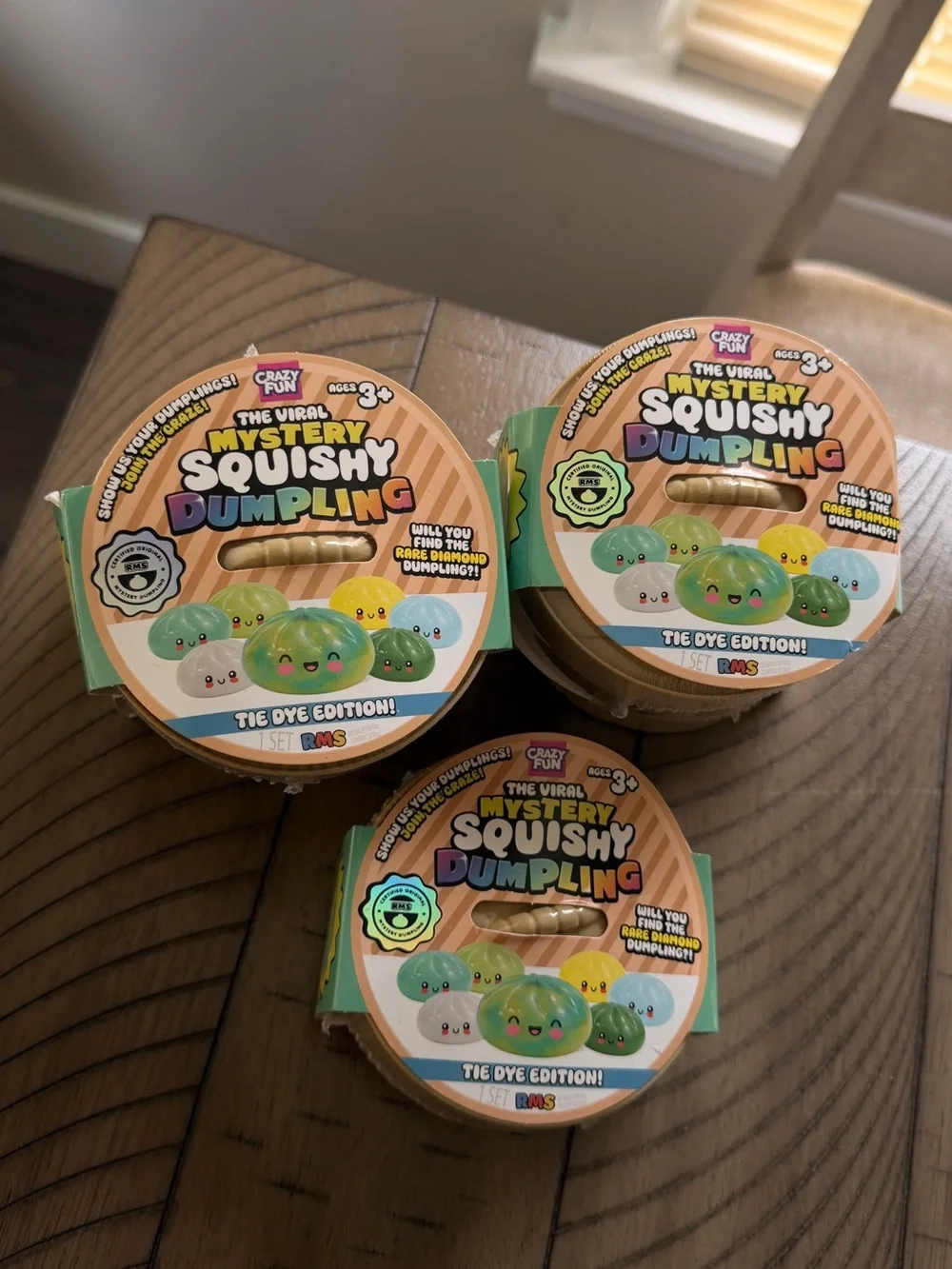 The Viral Mystery Squishy Dumpling - Tie Dye Green (Kids Learning Toys)
